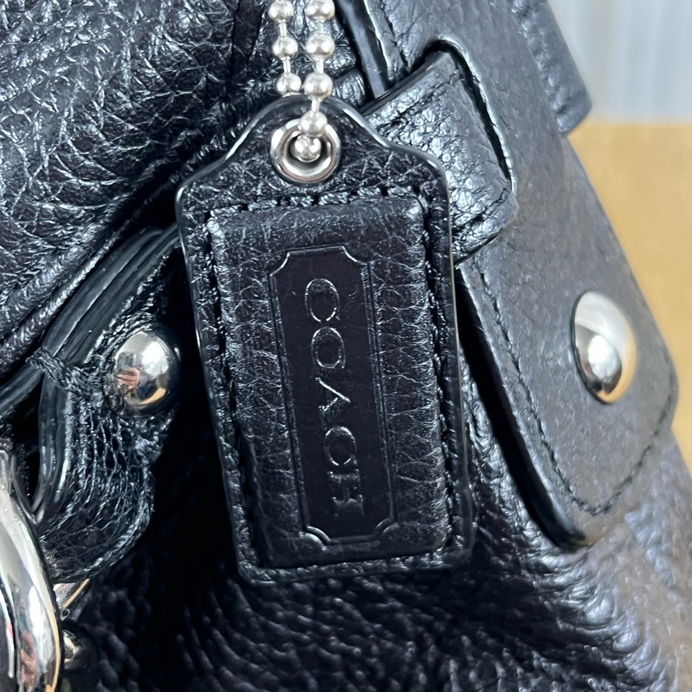 COACH Brooke Convertible Leather Hobo - Picture 6 of 8